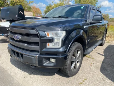 Black 2015 Ford F-150 Lariat for sale in Wixom, MI