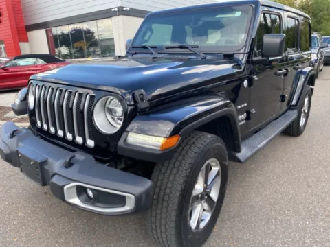 Black 2019 Jeep Wrangler Unlimited Sahara for sale in Wixom, MI