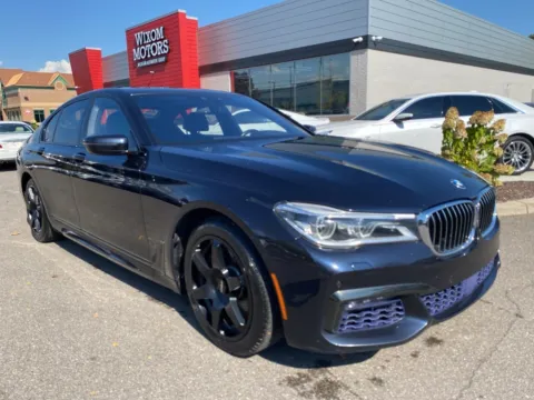 Blue 2016 BMW 7 Series 750i xDrive for sale in Wixom, MI