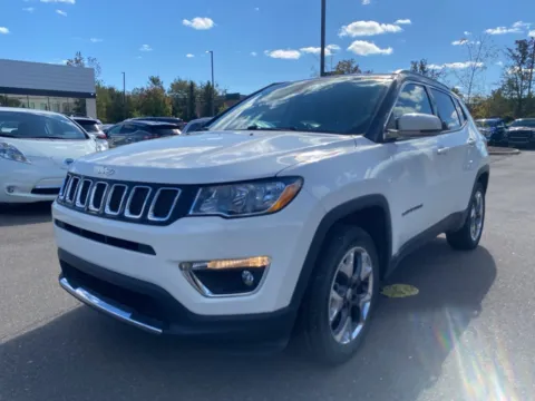 White 2019 Jeep Compass Limited for sale in Wixom, MI