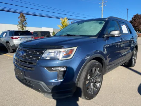 Blue 2018 Ford Explorer XLT for sale in Wixom, MI