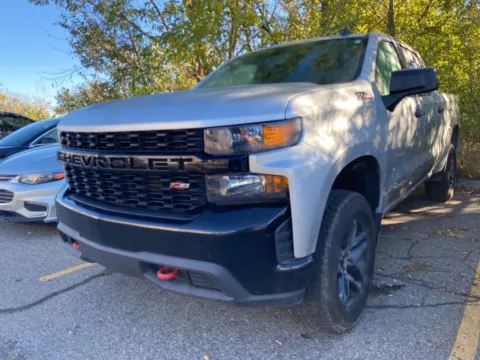 Silver 2021 Chevrolet Silverado 1500 Custom Trail Boss for sale in Wixom, MI