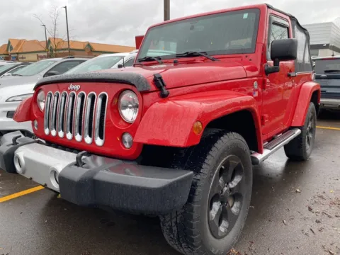 Red 2014 Jeep Wrangler Sahara for sale in Wixom, MI