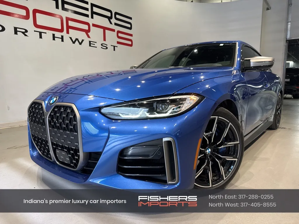 Blue 2022 BMW 4 Series M440i xDrive for sale in Indianapolis, IN