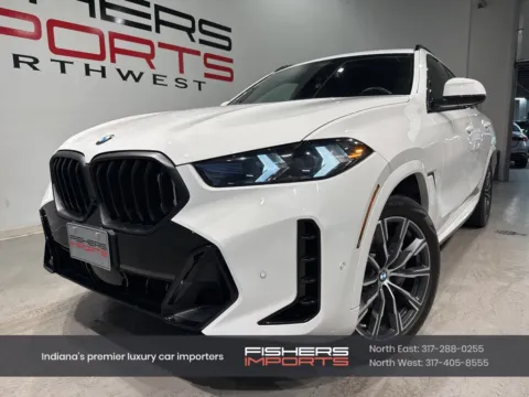 White 2024 BMW X6 xDrive40i for sale in Indianapolis, IN