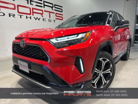 Red 2025 Toyota RAV4 Plug-In Hybrid XSE for sale in Indianapolis, IN