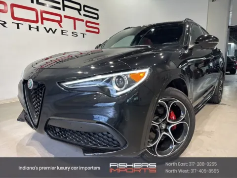 Black 2023 Alfa Romeo Stelvio Veloce for sale in Indianapolis, IN