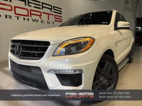 White 2014 Mercedes-Benz M-Class ML 63 AMG for sale in Indianapolis, IN