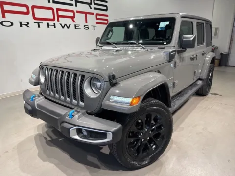 Photos of 2022 Jeep Wrangler Unlimited Sahara 4xe for sale in Indianapolis, IN at Fishers Imports - North West