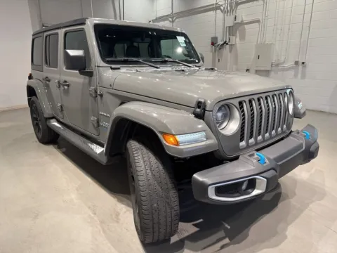 Another view of 2022 Jeep Wrangler Unlimited Sahara 4xe for sale in Indianapolis, IN at Fishers Imports - North West
