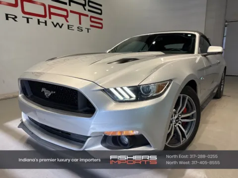 Silver 2015 Ford Mustang GT Premium for sale in Indianapolis, IN
