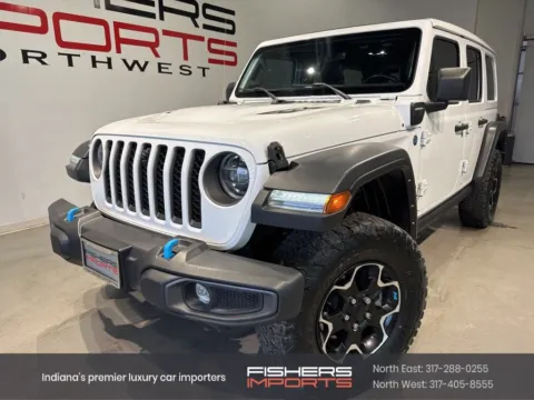 Orange 2021 Jeep Wrangler Unlimited Rubicon 4xe for sale in Indianapolis, IN