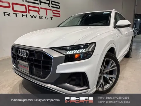 White 2023 Audi Q8 55 Premium Plus for sale in Indianapolis, IN