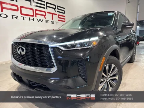 Black 2024 INFINITI QX60 PURE for sale in Indianapolis, IN