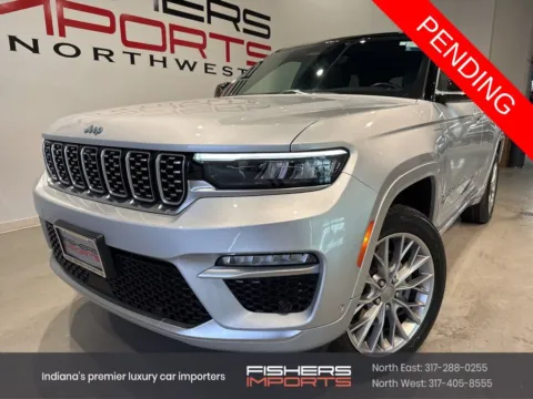 Silver 2022 Jeep Grand Cherokee Summit 4xe for sale in Indianapolis, IN