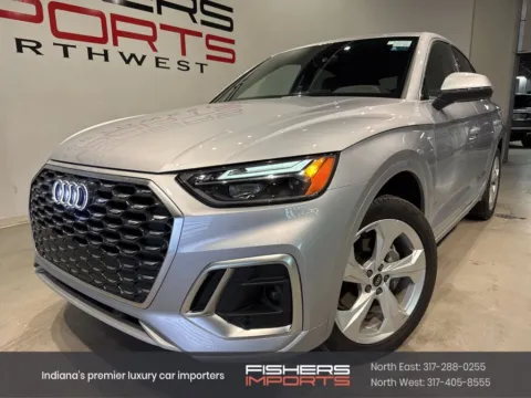 Silver 2024 Audi Q5 Sportback 45 S line Premium Plus for sale in Indianapolis, IN