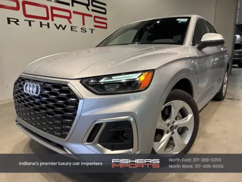 Silver 2024 Audi Q5 Sportback 45 S line Premium Plus for sale in Indianapolis, IN