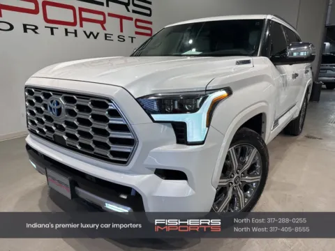White 2023 Toyota Sequoia Capstone for sale in Indianapolis, IN