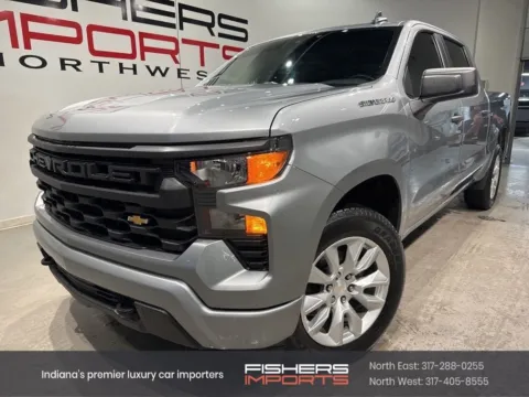 Gray 2024 Chevrolet Silverado 1500 Custom for sale in Indianapolis, IN