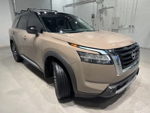 Another view of 2023 Nissan Pathfinder Platinum for sale in Indianapolis, IN at Fishers Imports - North West