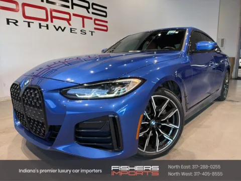 Blue 2024 BMW 4 Series 430i Gran Coupe for sale in Indianapolis, IN