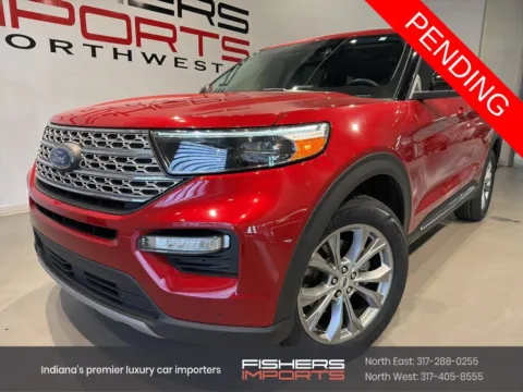 Red 2023 Ford Explorer Limited for sale in Indianapolis, IN
