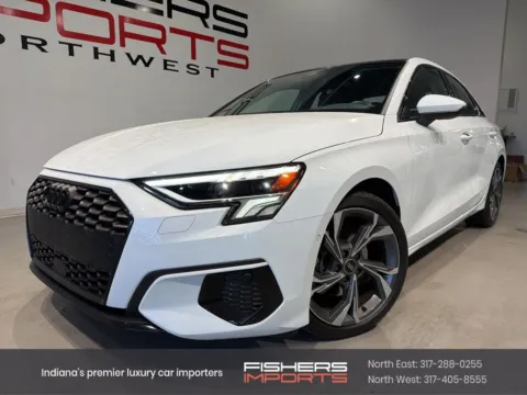 White 2023 Audi A3 40 Premium for sale in Indianapolis, IN