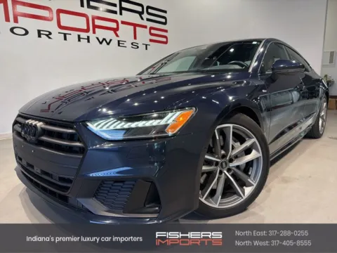 Blue 2021 Audi A7 e Premium Plus for sale in Indianapolis, IN