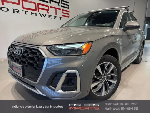 Blue 2023 Audi Q5 45 S line Premium for sale in Indianapolis, IN