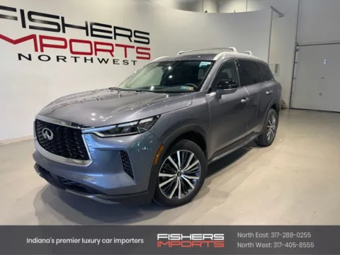 Blue 2023 INFINITI QX60 Sensory for sale in Indianapolis, IN