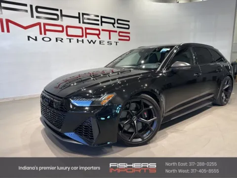 Black 2024 Audi RS 6 Avant performance 4.0T for sale in Indianapolis, IN