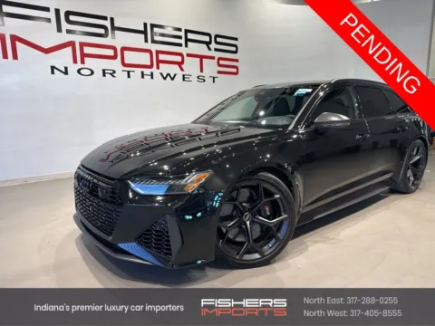 Black 2024 Audi RS 6 Avant performance 4.0T for sale in Indianapolis, IN