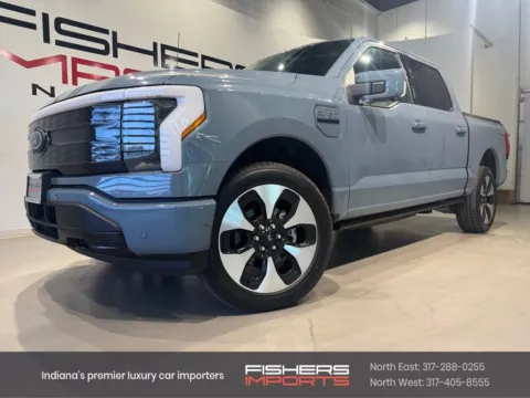 Gray 2023 Ford F-150 Lightning Platinum for sale in Indianapolis, IN