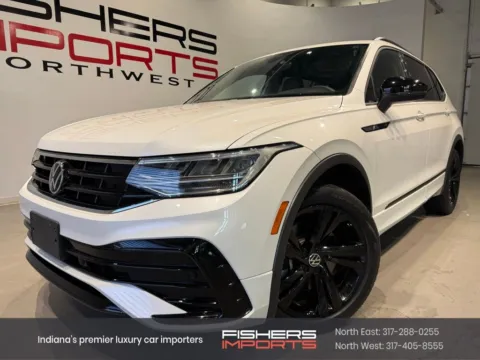 White 2023 Volkswagen Tiguan 2.0T SE R-Line Black for sale in Indianapolis, IN