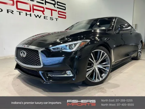 Black 2017 INFINITI Q60 3.0t Premium for sale in Indianapolis, IN