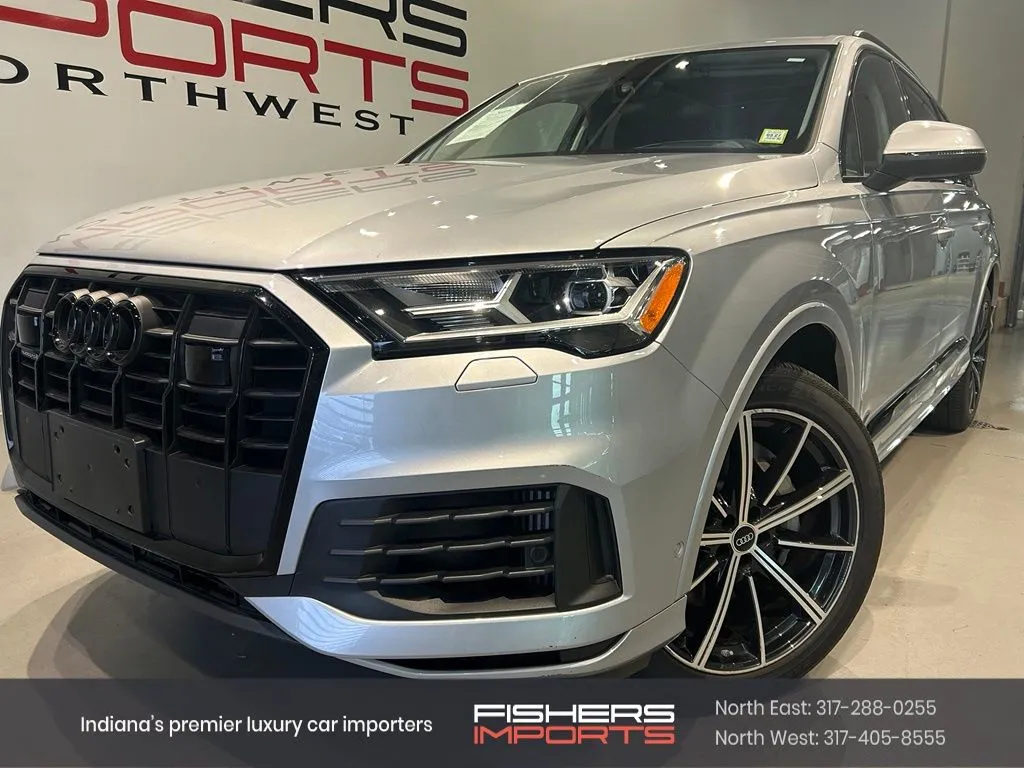 Silver 2022 Audi Q7 55 Prestige for sale in Indianapolis, IN