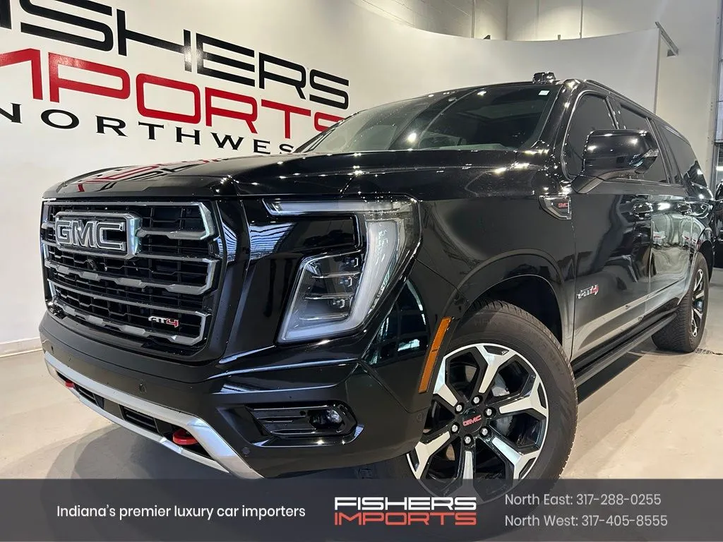 Black 2025 GMC Yukon XL AT4 for sale in Indianapolis, IN