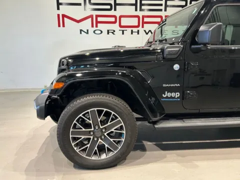 Another view of 2023 Jeep Wrangler Sahara 4xe for sale in Indianapolis, IN at Fishers Imports - North West