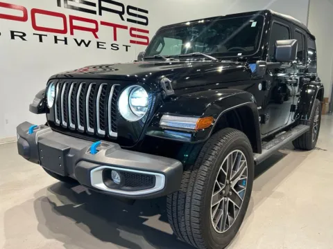 Photos of 2023 Jeep Wrangler Sahara 4xe for sale in Indianapolis, IN at Fishers Imports - North West