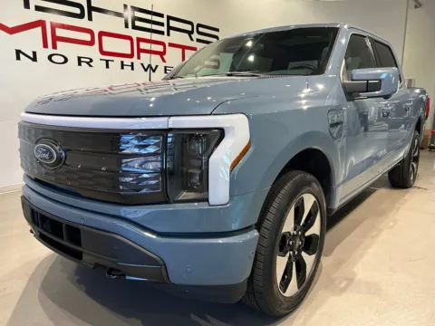 Photos of 2023 Ford F-150 Lightning Platinum for sale in Indianapolis, IN at Fishers Imports - North West