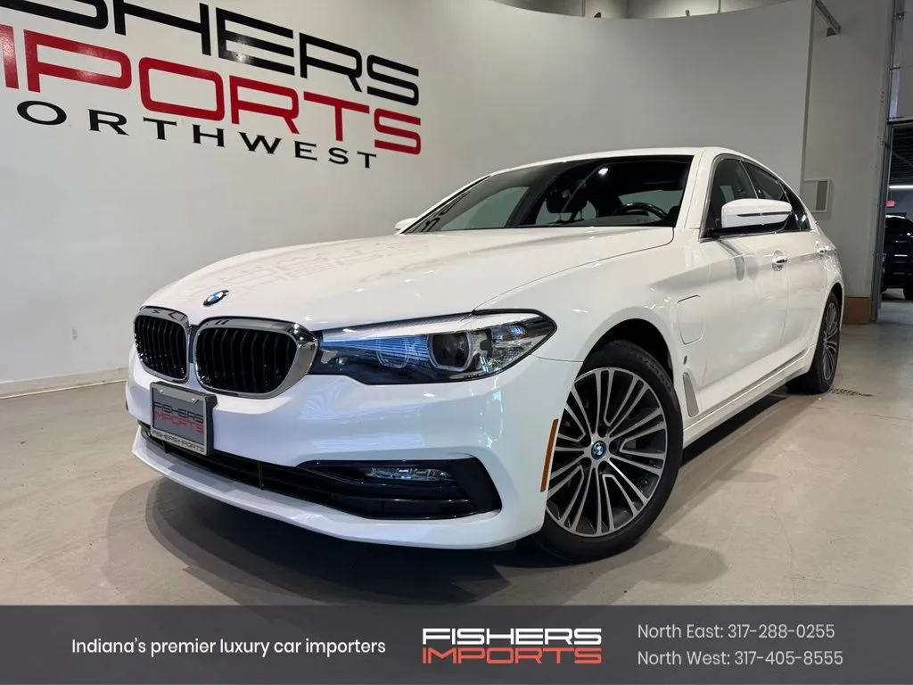 White 2018 BMW 5 Series 530e xDrive iPerformance for sale in Indianapolis, IN