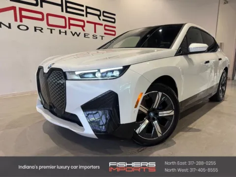 White 2025 BMW iX xDrive50 for sale in Indianapolis, IN