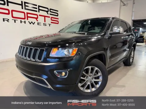 Black 2015 Jeep Grand Cherokee Limited for sale in Indianapolis, IN