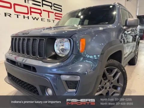 Blue 2021 Jeep Renegade Latitude for sale in Indianapolis, IN
