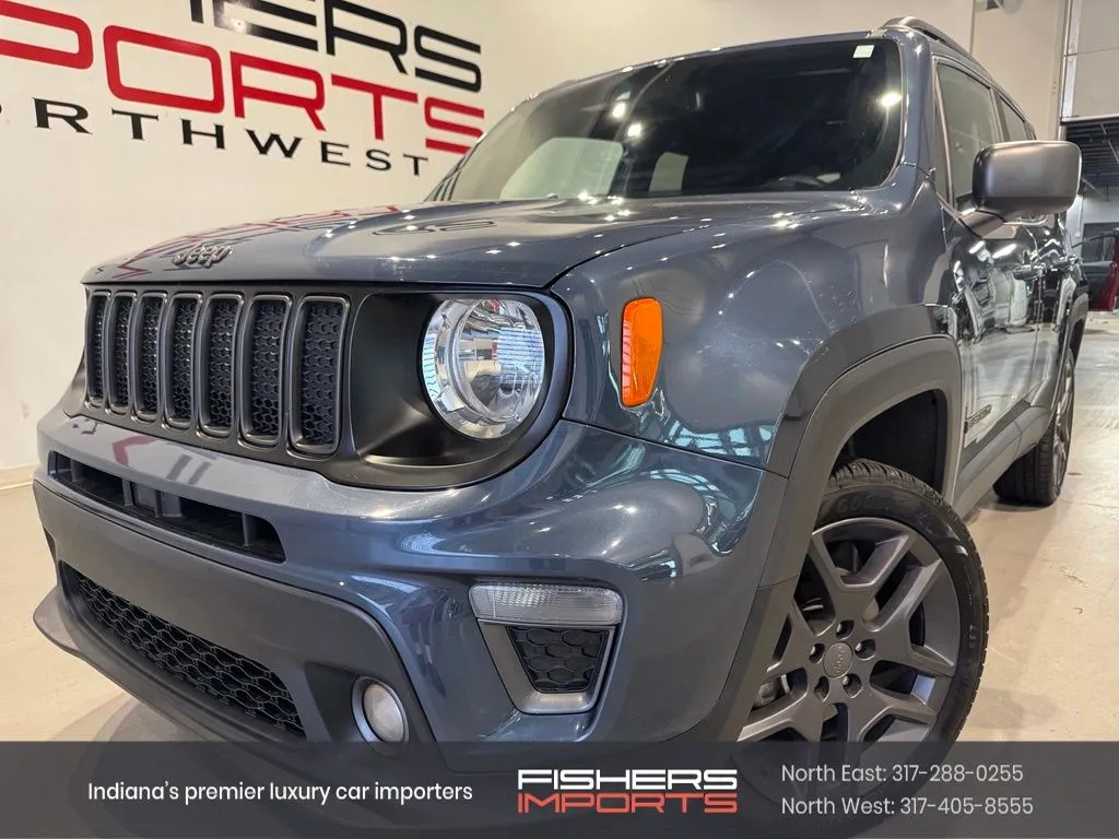 Blue 2021 Jeep Renegade Latitude for sale in Indianapolis, IN