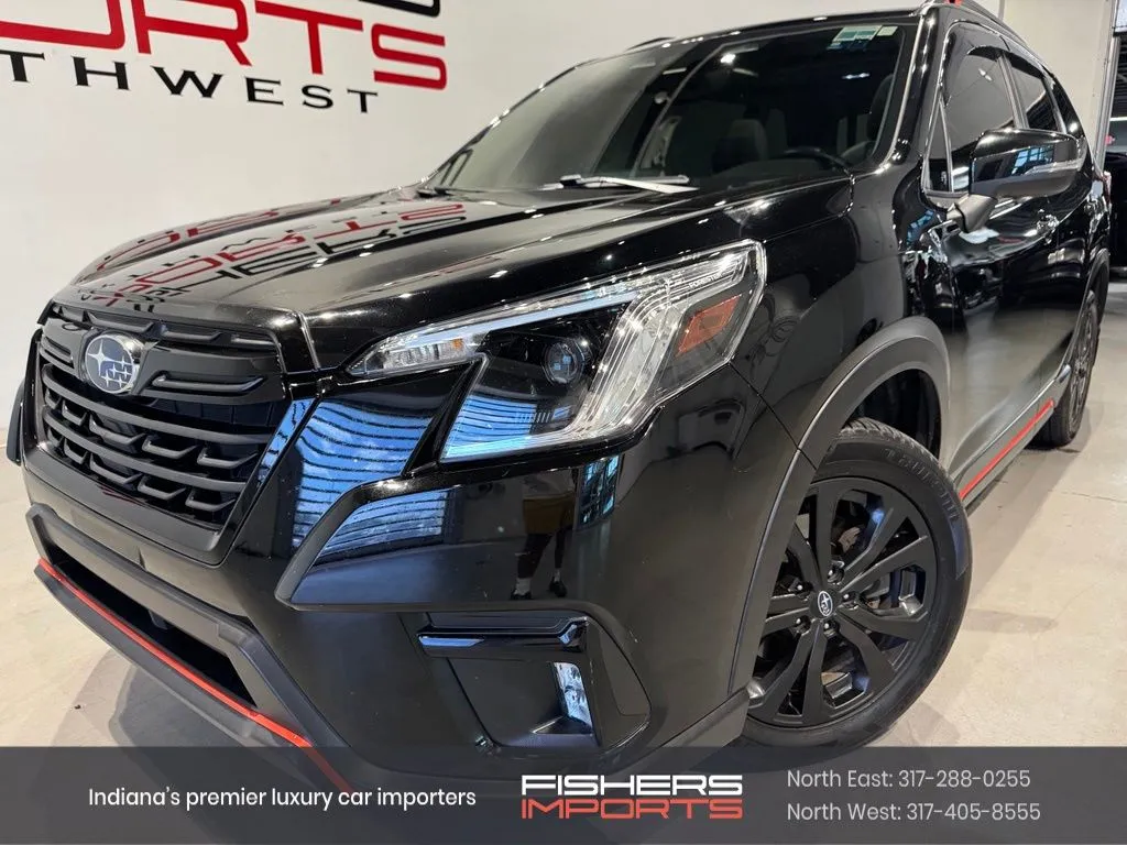 Black 2022 Subaru Forester Sport for sale in Indianapolis, IN