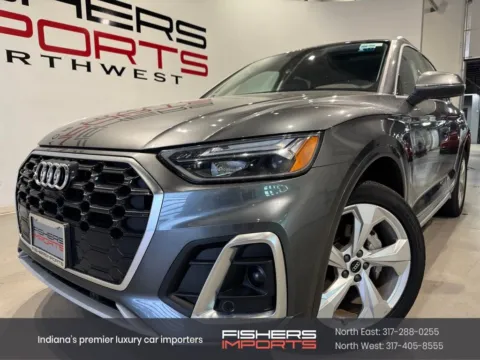 Gray 2023 Audi Q5 45 S line Premium for sale in Indianapolis, IN
