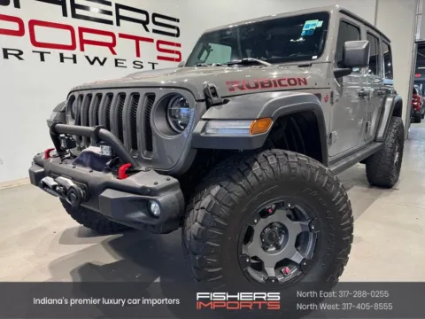 Gray 2020 Jeep Wrangler Unlimited Rubicon for sale in Indianapolis, IN