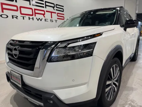 Photos of 2022 Nissan Pathfinder Platinum for sale in Indianapolis, IN at Fishers Imports - North West