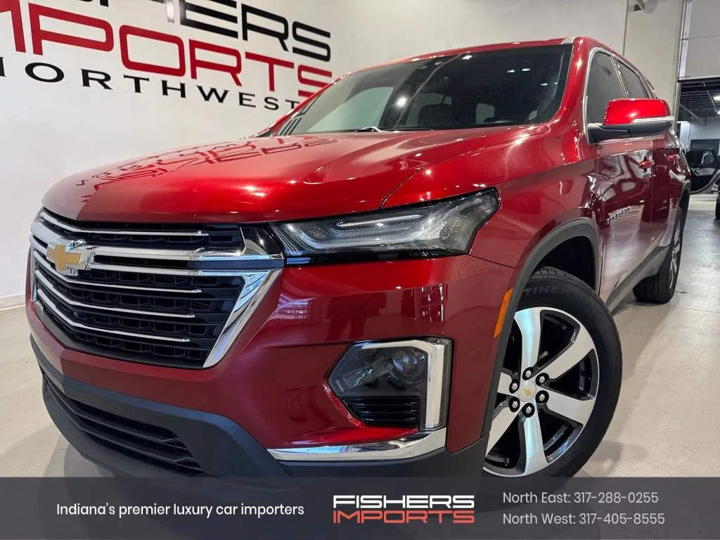 Red 2023 Chevrolet Traverse LT Leather for sale in Indianapolis, IN